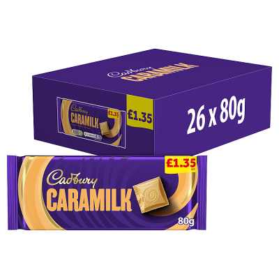 Cadbury Caramilk Golden Caramel Chocolate 80g Cadbury Caramilk Golden Caramel Chocolate 80g